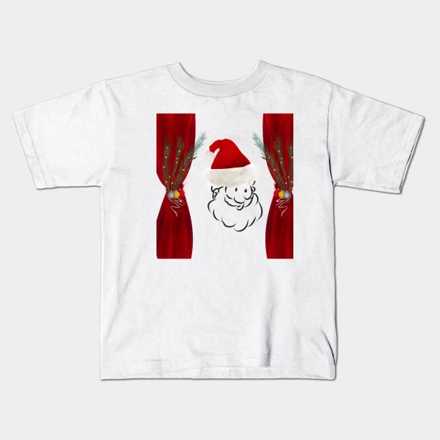 christmas present for christmas season Kids T-Shirt by Salma Ismail